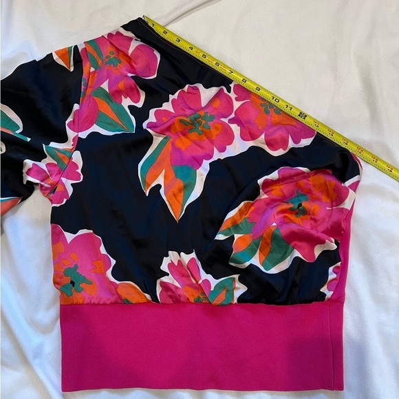 Anthropologie Floral Dolan One Shoulder Size Large - Picture 12 of 14